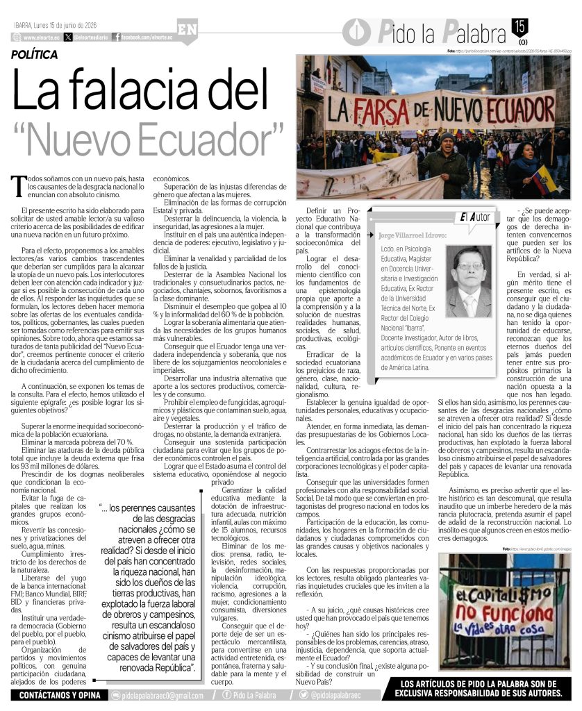 La falacia del “Nuevo Ecuador”