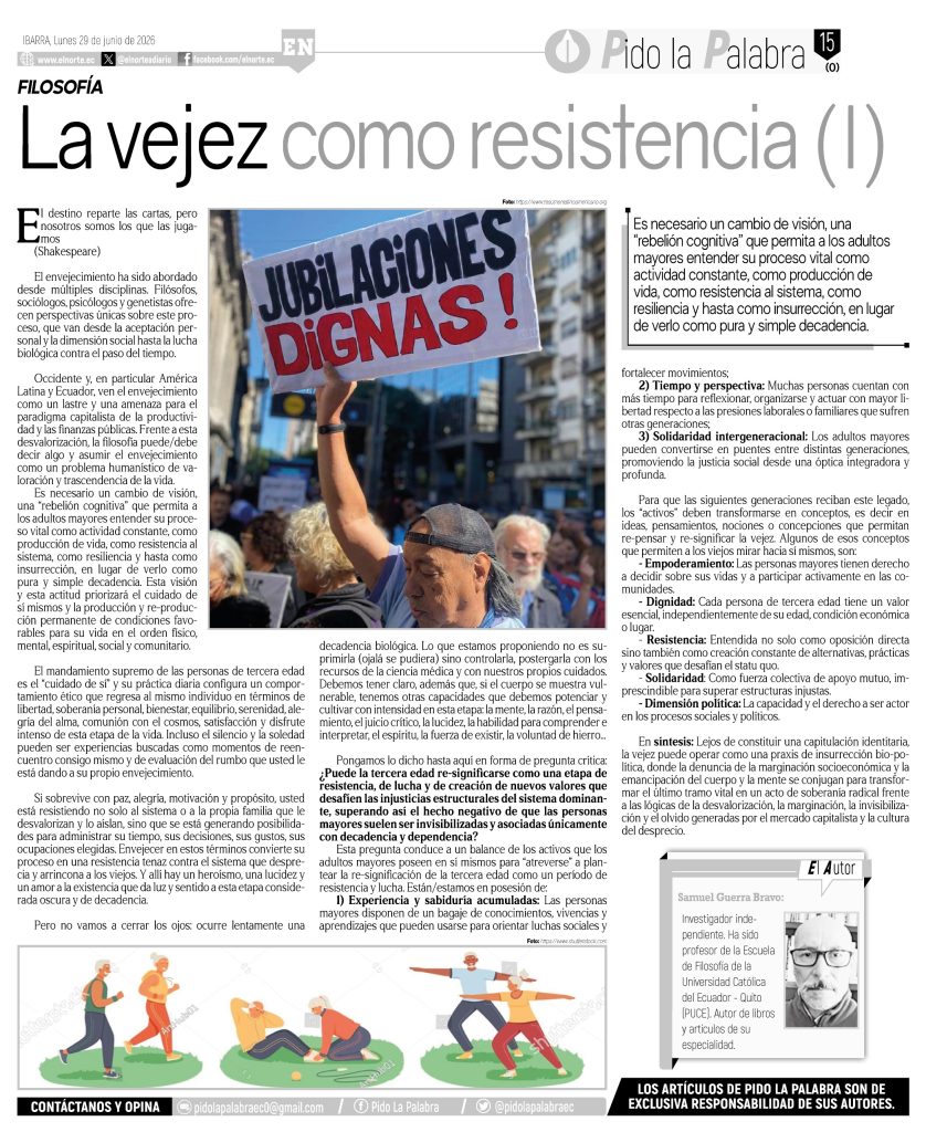 La vejez como resistencia (I)