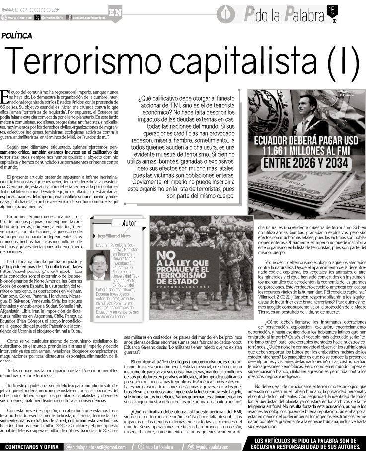 Terrorismo capitalista (I)
